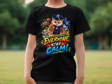 Everyone Stay Calm Officer Hoot the Owl Tee thumbnail 3