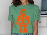 Block Skeleton Halloween Graphic Tee thumbnail 8