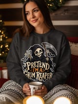 Pretend I'm A Grim Reaper Tee thumbnail 11