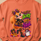 Sally the Squirrel Stylish Halloween Sweatshirt thumbnail 13