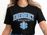 Emergency Department T-Shirt: Retro Nurse ER Medical Care Appreciation Apparel thumbnail 8