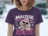 Maltese Total Trouble Tee thumbnail 3
