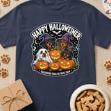 Happy Halloweiner Dachshund Tee thumbnail 3