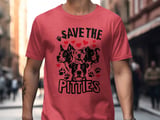 Save The Pitties Tee | Pit Bull Rescue Shirt | Pittie Lover Gift | Rescue Dog Apparel thumbnail 6