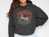 Falling For Fiction Sweatshirt, Bookish Hoodie, Dark Academia Tote Bag, Vintage Reading Crewneck, Cute Book Lover Gift For Readers thumbnail 4