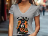 Trick Or Treat Pitbull Halloween Tee | Halloween Pittie Shirt | Pit Bull Mom Gift | Dog Lover Gift thumbnail 5