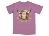 Artisan Floral Skull T-Shirt thumbnail 4