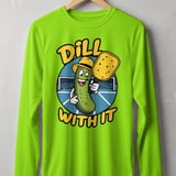 Pickleball Sport-Tek Long Sleeve Tee, Dill With It, UV Sun Shield Performance Shirt for Morning Open Play thumbnail 10