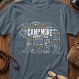 Camp More Worry Less Bear Tee thumbnail 3