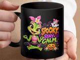 Spooky Stay Calm Yoga Mug thumbnail 17