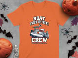 Boat Trick Or Treat Crew Dockside Candy Run Halloween Boating Graphic Crewneck Sweatshirts thumbnail 3