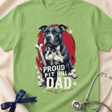 Proud Pit Bull Dad Tee | Pit Bull Dad Shirt | Pittie Dad Gift | Dog Dad Apparel thumbnail 6