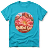 Red Rock Rose ~ Comfort Colors Premium Tee thumbnail 5