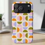 Retro Mid Century Geometric MagSafe® Phone Case thumbnail 3