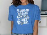 Breath & Sheet Music Flute Graphic Tee thumbnail 10