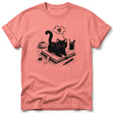 Bookish Black Cat Tee thumbnail 26
