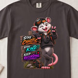 Stay Chaotic Parker the Possum Tee thumbnail 5
