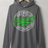 Pickleball Sport-Tek Performance Hood, That's What I Do I Play Pickleball And I Know Things, Lightweight Hoodie thumbnail 5