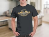 U.S. Navy Submariner Dolphins T-Shirt, Proud Submarine Veteran Gift, Military Service Tee, Naval Force Apparel, Patriotic thumbnail 4