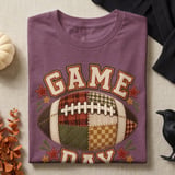 Patchwork Game Day Football Tee or Sweatshirt thumbnail 8
