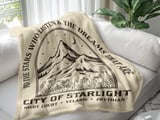 City of Starlight Night Court Blanket thumbnail 2