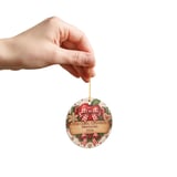 Teacher Christmas Ornament 2026, One Class Countless Memories School Keepsake, Apple Book Gingerbread Tree Decor, Holiday Gift for Educator thumbnail 8