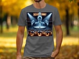Halloween, Dead Funny T-Shirt, Halloween Humor Tee, Pumpkin Audience Shirt, Skeleton Comedian Top, Spooky Comedy Show Apparel thumbnail 6