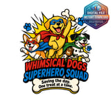 Superhero Dogs Squad Mug Wrap thumbnail 2