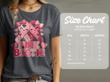 Pink Bestie Faux Patchwork Tee thumbnail 18