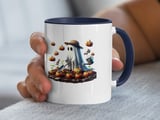 Halloween Mug, Ghost Gardener, Pumpkin Patch Mug, Cute Fall Coffee Mug, Spooky Season Gift, Halloween Party Decor, Halloween Lover Mug thumbnail 2