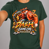 Fox Gaming T-Shirt for Kids, Dash Game On Youth Gamer Tee, Orange Fox Graphic Shirt, Pixo League thumbnail 9