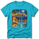 Gogh Pool Day ~ Comfort Colors Premium Tee thumbnail 5