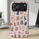 Cozy Sweater Cats MagSafe® Phone Case thumbnail 1