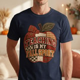 Teaching Is My Fall Sport Tee thumbnail 4