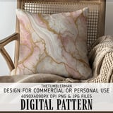 Pink Marble Tumbler Design, Rose Gold Digital Paper, Watercolor Floral Backgrounds, Scrapbooking Pages, Printable Tumbler Png, Digital thumbnail 5