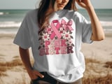 Faux Patchwork Pink Sister Tee thumbnail 2