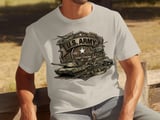 Proud US Army Strong T-Shirt | Veteran Gift Idea | Military Family Apparel | American Patriot Tee for Him | Armed Forces Support Shirt thumbnail 8