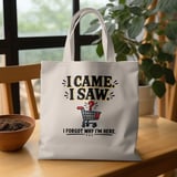 I Came I Saw Tote Bag thumbnail 1