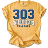 303 Five Points Denver CO Tee thumbnail 10