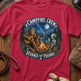 Strange But Friendly Campfire Crew T-Shirt thumbnail 4