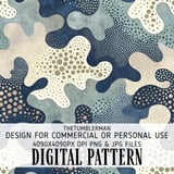 Digital Bundle Pattern, Abstract Shapes Pattern, Polka Dot Pattern, Neutral Color Seamless Pattern, Digital Paper, Commercial Use Digital thumbnail 1