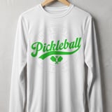 Pickleball Sport-Tek Long Sleeve Tee, That's What I Do I Play Pickleball And I Know Things, Sun Shield Shirt thumbnail 11