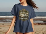 US Army This We'll Defend T-Shirt, Patriotic Military Veteran Gift for Him, Army Strong Graphic Tee, Armed Forces Supporter Top thumbnail 7