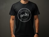 Ride Your Bike Be Happy | Stretch Chopper Cruiser Shirt thumbnail 1