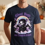 Ghost Hugs and Pumpkin Kisses Tee thumbnail 3