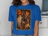 German Shepherd Halloween Ghost Tee thumbnail 3