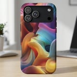 Colorful Fluid Swirl MagSafe® Phone Case thumbnail 3