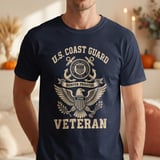 US Coast Guard Veteran Tee thumbnail 3