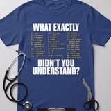 Medical Abbreviations Humor Tee thumbnail 3