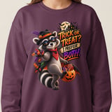 Trick or Treat Randy the Raccoon Sweatshirt thumbnail 15
